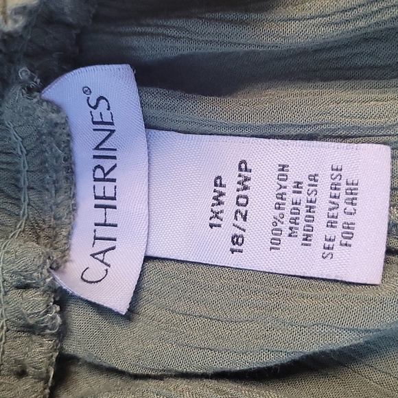 NWOT CATHERINE'S GAUZE PULL-ON CAPRI•1WP (18/20WP) - Picture 8 of 8